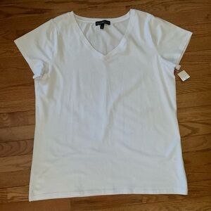 Ladies White Tee Size 2X